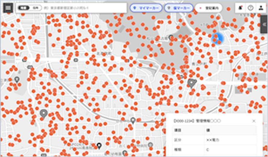 複数筆・広域候補地の一括ピンポイントマッピング